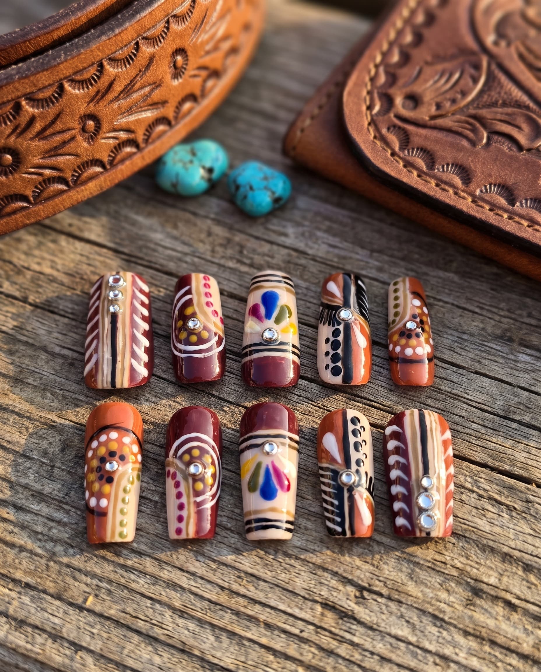 Rust & Turquoise — photo 1